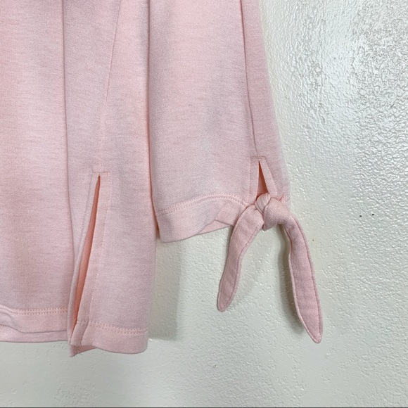 LOFT pink 3/4 sleeve top - Picture 3 of 6